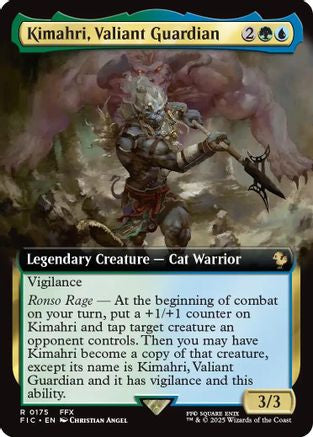 Kimahri, Valiant Guardian (Extended Art) (FIC-175) - Commander: FINAL FANTASY Foil