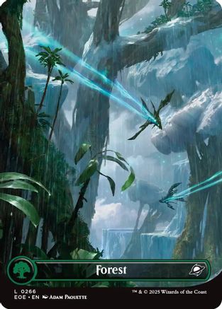 Forest (0266) (Borderless) (EOE-266) - Edge of Eternities Foil
