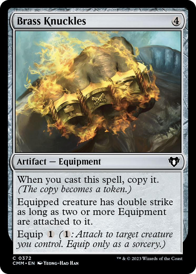 Brass Knuckles (CMM-372) - Commander Masters Foil