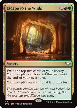 Escape to the Wilds (EOC-115) - Commander: Edge of Eternities