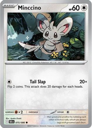 Minccino 075/086 SV Black Bolt - Common
