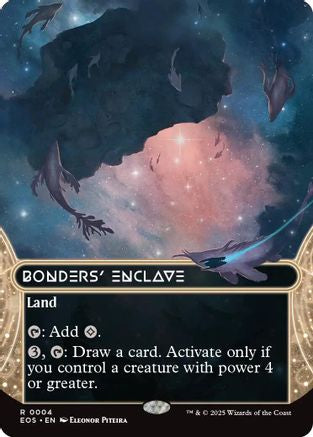 Bonders' Enclave (0004) (Borderless) (EOS-004) - Edge of Eternities: Stellar Sights Foil