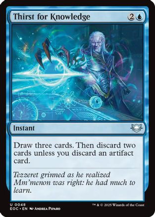 Thirst for Knowledge (EOC-048) - Commander: Edge of Eternities