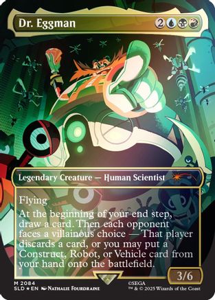 Dr. Eggman (Rainbow Foil) (SLD-2084) - Secret Lair Drop Series Foil