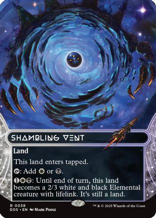 Shambling Vent (0038) (Borderless) (EOE-038) - Edge of Eternities Foil