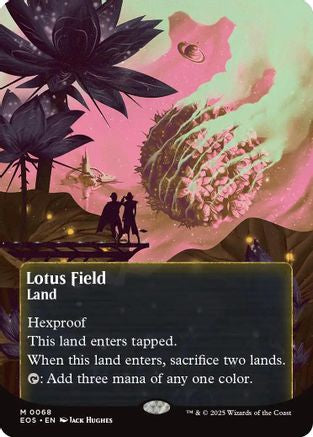 Lotus Field (0068) (Borderless) (EOE-068) - Edge of Eternities