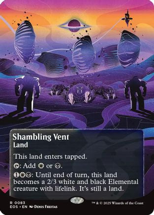 Shambling Vent (0083) (Borderless) (EOE-083) - Edge of Eternities Foil