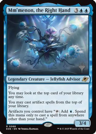Mm'menon, the Right Hand (PPEOE-068) - Promo Pack: Edge of Eternities