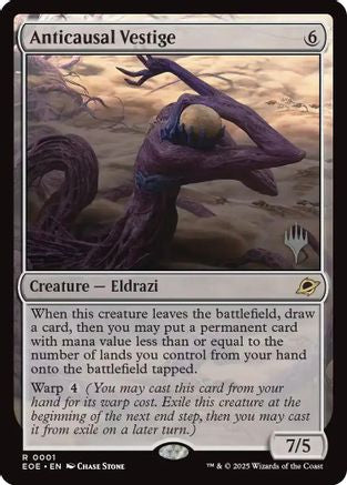 Anticausal Vestige (PPEOE-001) - Promo Pack: Edge of Eternities Foil