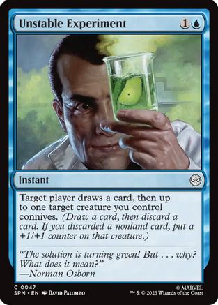 Unstable Experiment (SPM-047) - Marvel's Spider-Man Foil