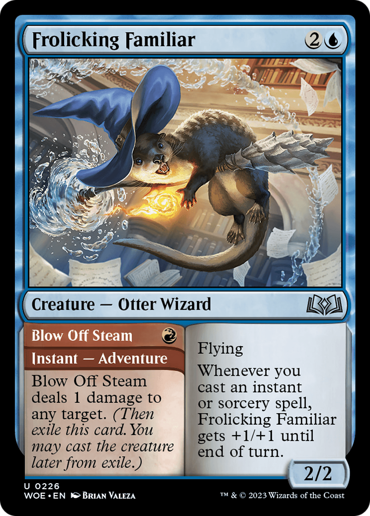 Frolicking Familiar // Blow Off Steam (WOE-226) - Wilds of Eldraine
