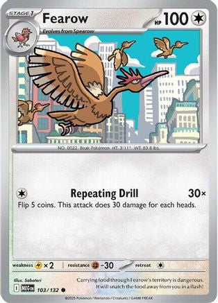 Fearow 103/132 ME01 Mega Evolution - Common