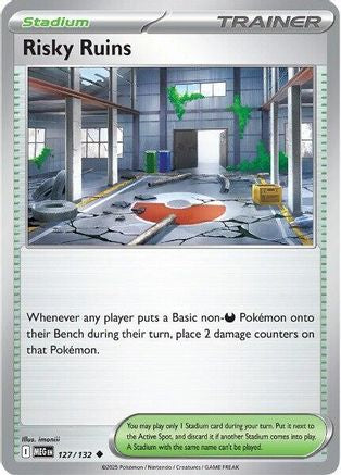 Risky Ruins 127/132 - Reverse Holofoil ME01 Mega Evolution - Uncommon