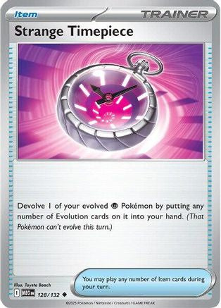 Strange Timepiece 128/132 - Reverse Holofoil ME01 Mega Evolution - Uncommon