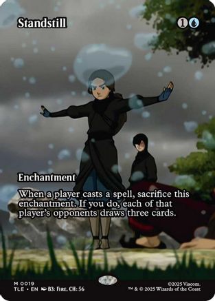 Standstill (Borderless) (TLE-019) - Avatar: The Last Airbender: Eternal-Legal Foil