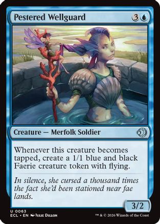 Pestered Wellguard (ECL-063) - Lorwyn Eclipsed Foil