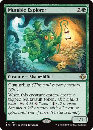 Mutable Explorer (PPECL-186) - Promo Pack: Lorwyn Eclipsed Foil
