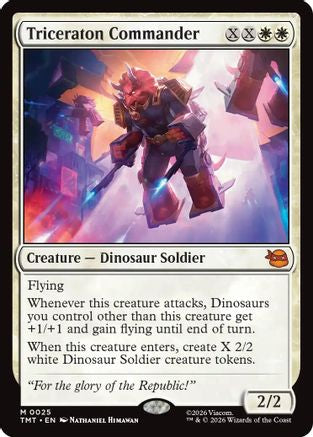 Triceraton Commander (TMT-025) - Teenage Mutant Ninja Turtles