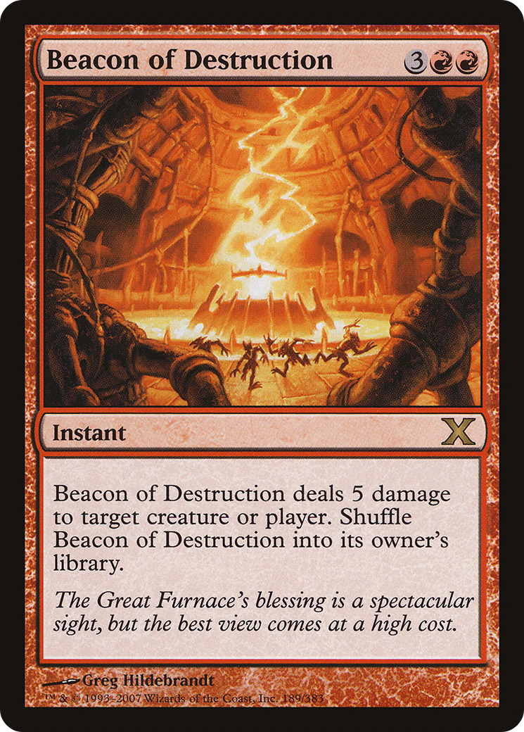 Beacon of Destruction (10E-189) - Tenth Edition