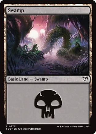 Swamp (0276) (SOS-276) - Secrets of Strixhaven Foil
