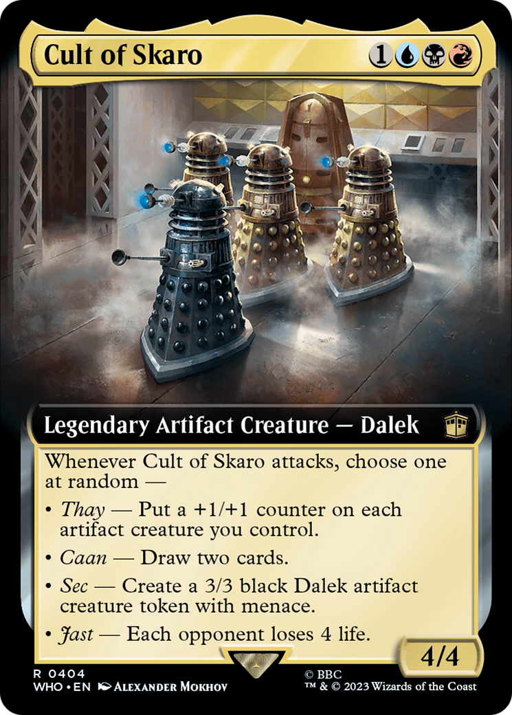 Cult of Skaro (WHO-404) - Doctor Who: (Extended Art)