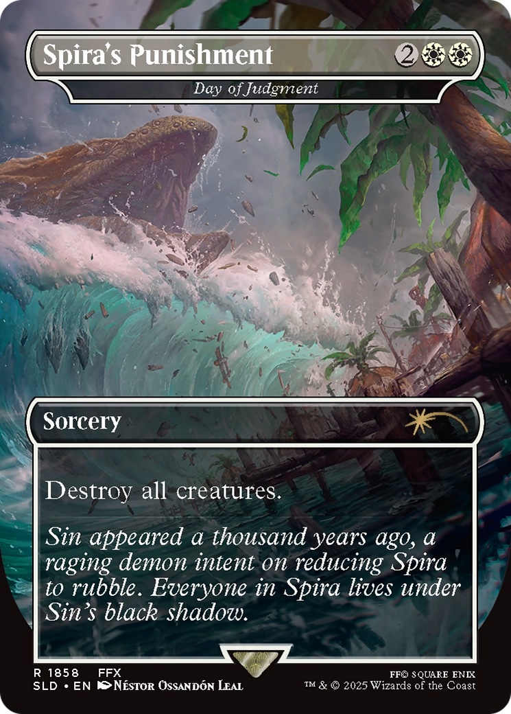 Day of Judgment (SLD-1858) - Secret Lair Drop / Spira's Punishment (Borderless) Foil