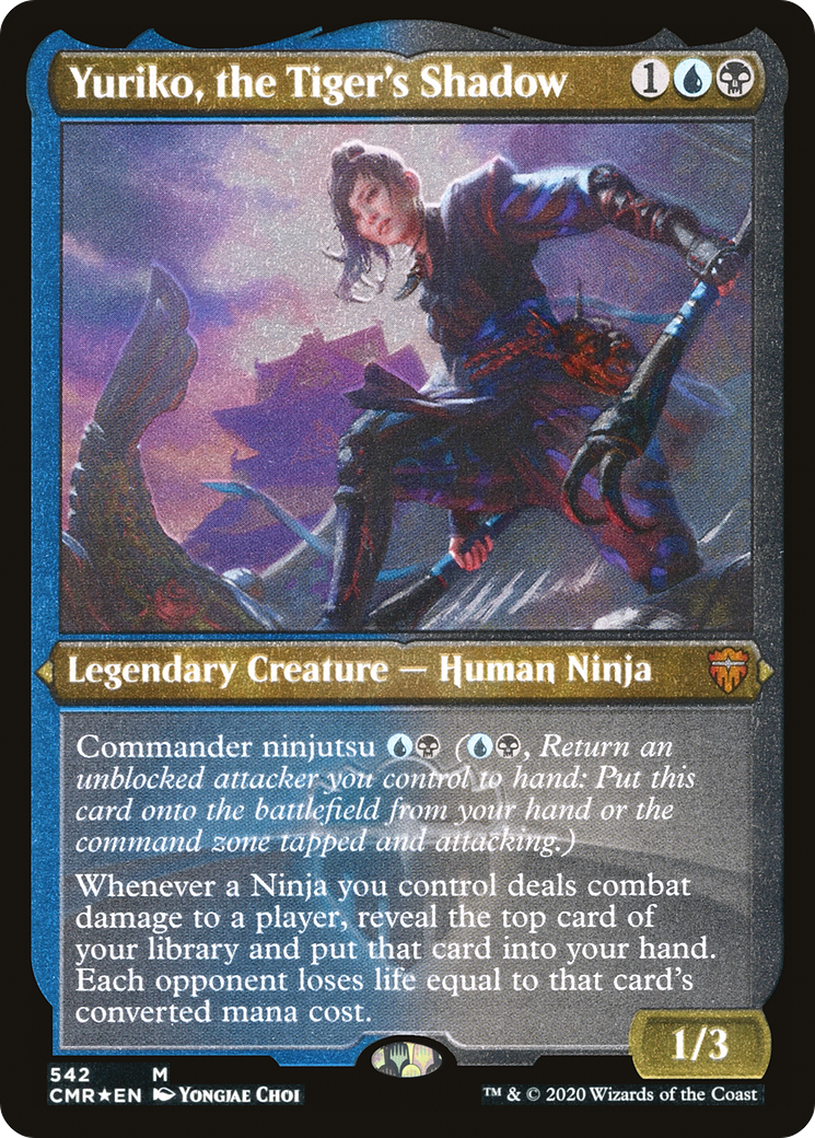 Yuriko, the Tiger's Shadow (CMR-542) - Commander Legends Foil