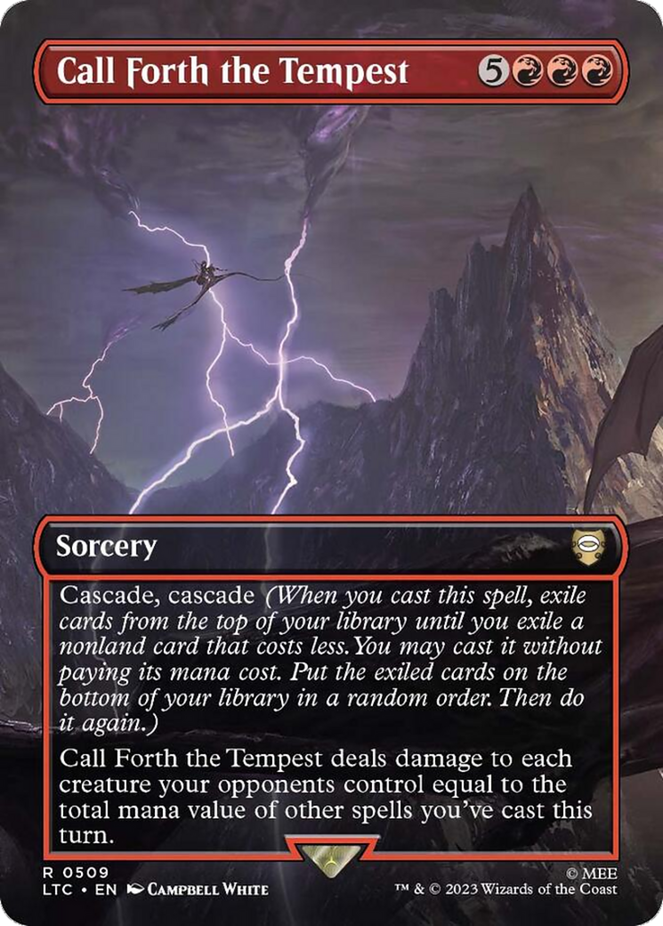 Call Forth the Tempest (LTC-509) - Tales of Middle-earth Commander (Borderless)