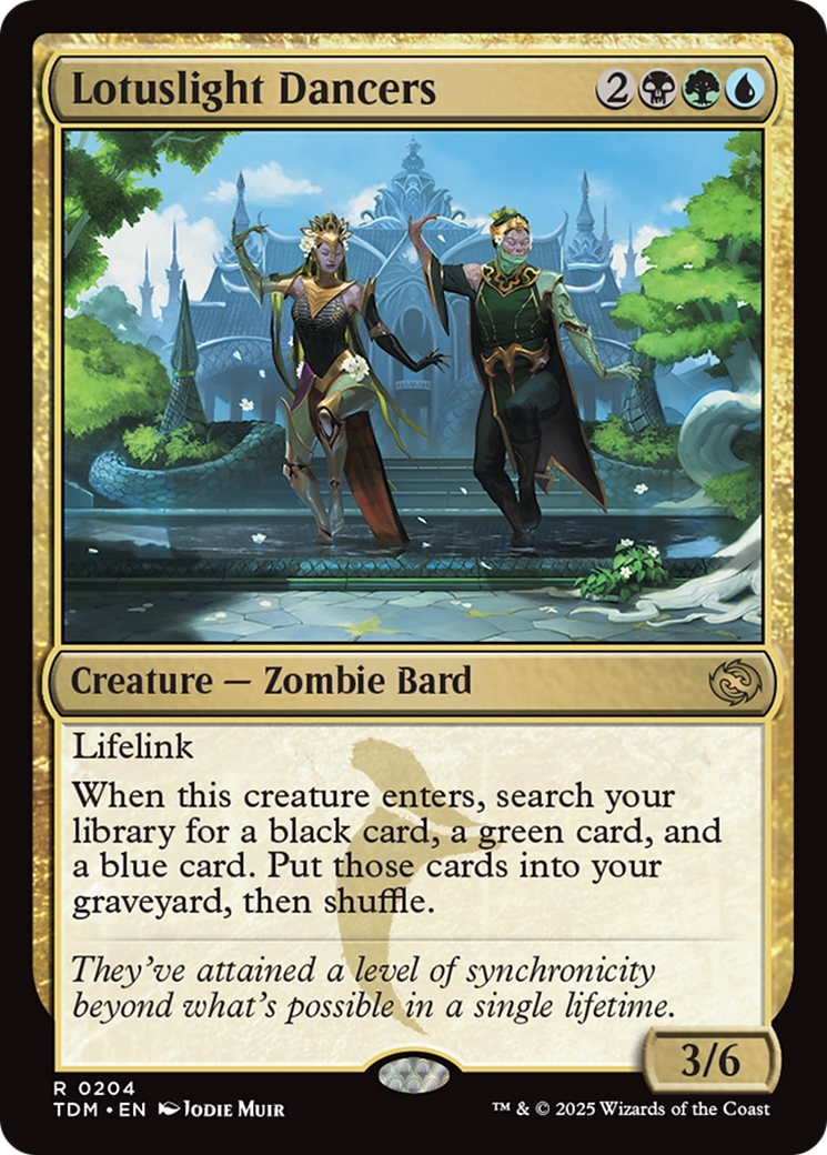 Lotuslight Dancers (TDM-204) - Tarkir: Dragonstorm Foil