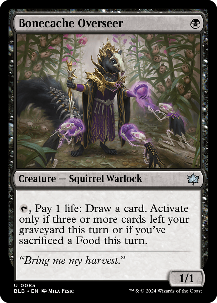 Bonecache Overseer (BLB-085) - Bloomburrow
