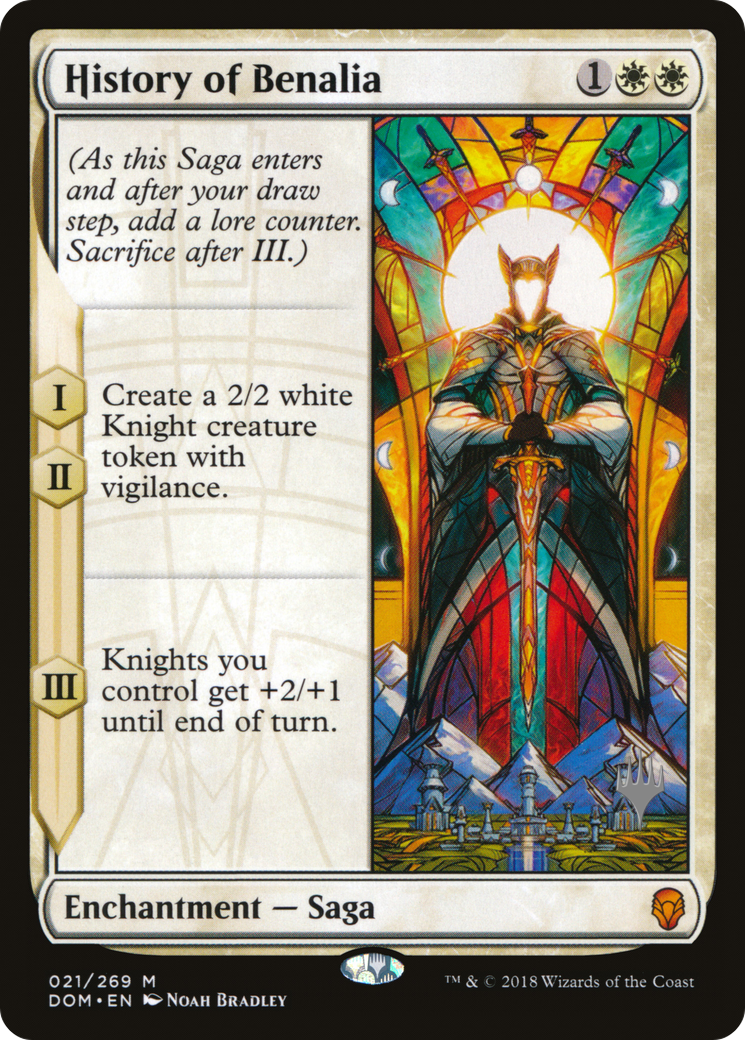 History of Benalia (PPM20-021) - Dominaria Promos Foil