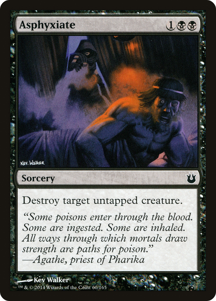 Asphyxiate (BNG-060) - Born of the Gods Foil
