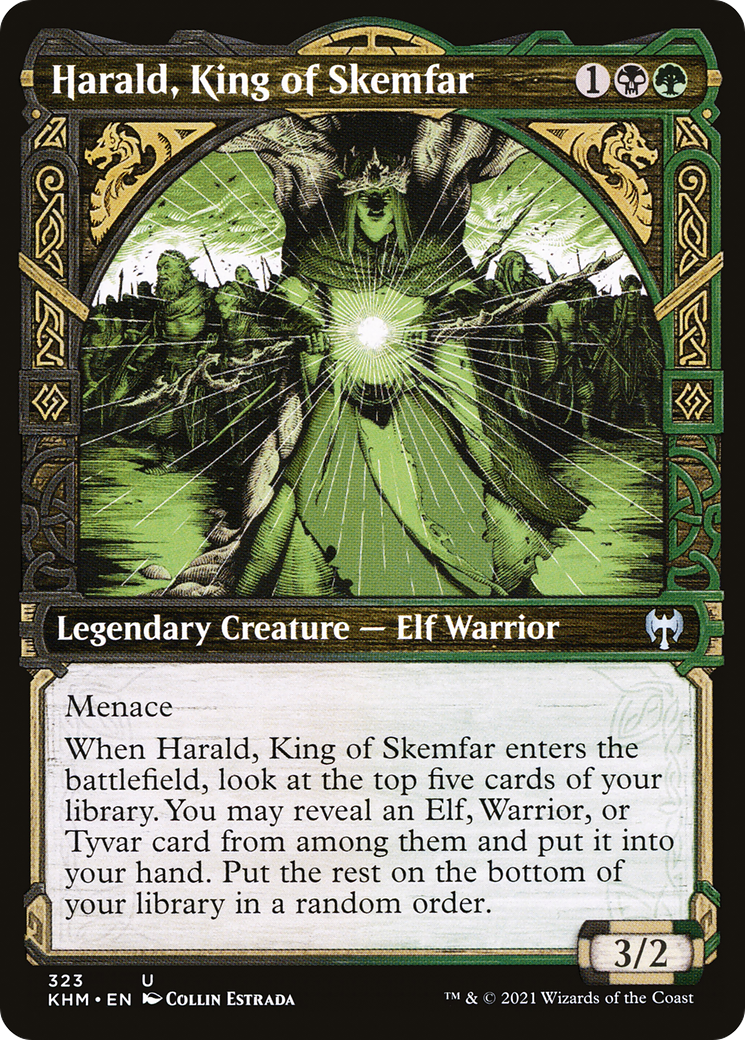 Harald, King of Skemfar (KHM-323) - Kaldheim: (Showcase) Foil