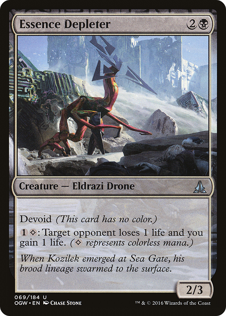 Essence Depleter (OGW-069) - Oath of the Gatewatch: (devoid)