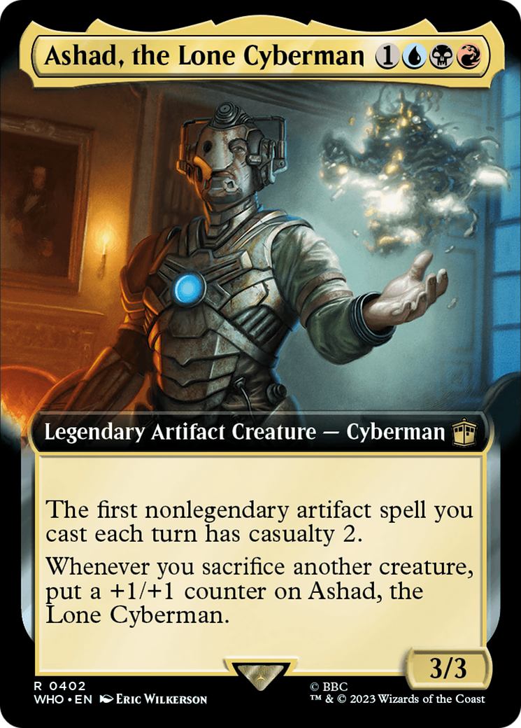 Ashad, the Lone Cyberman (WHO-402) - Doctor Who: (Extended Art)