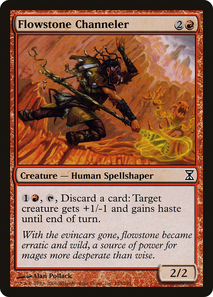 Flowstone Channeler (TSP-155) - Time Spiral Foil