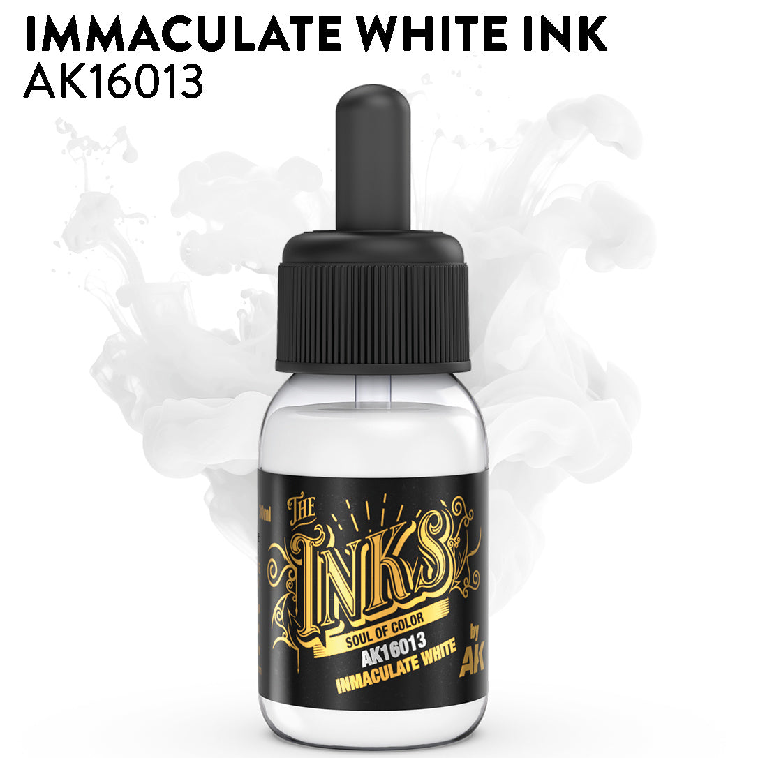 AK Interactive - The Inks: Immaculate White (AK16013)
