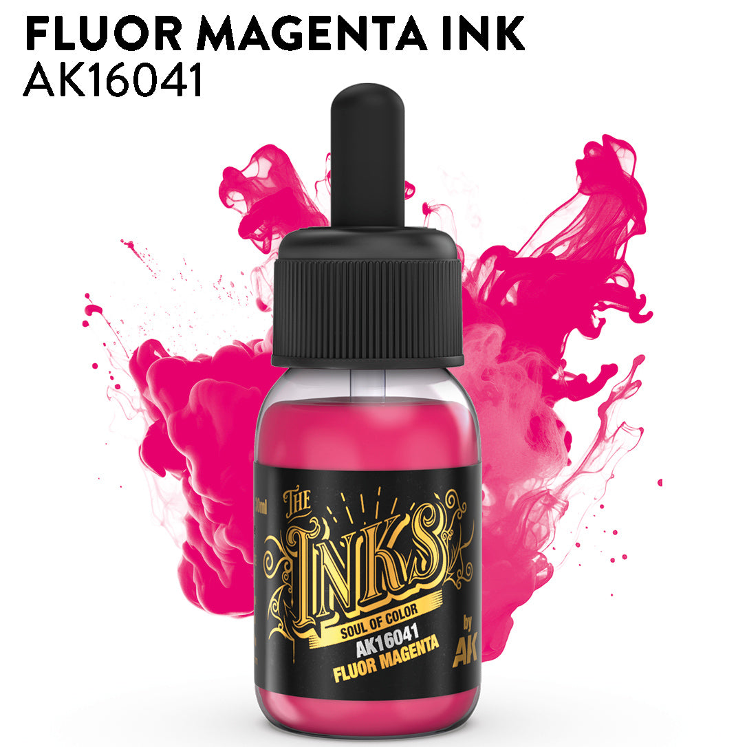 AK Interactive - The Inks: Fluor Magenta (AK16041)