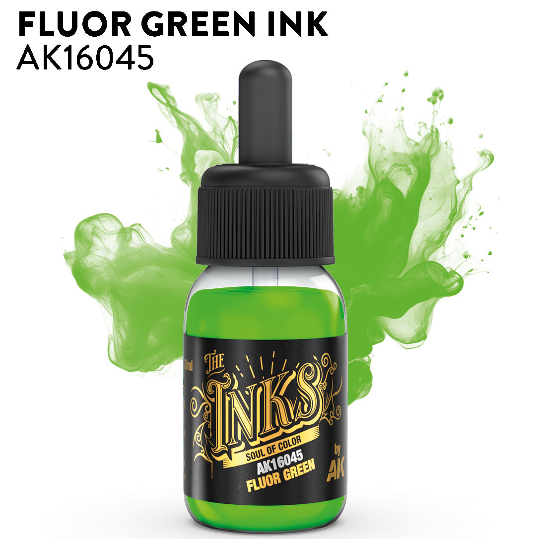 AK Interactive - The Inks: Fluor Green (AK16045)