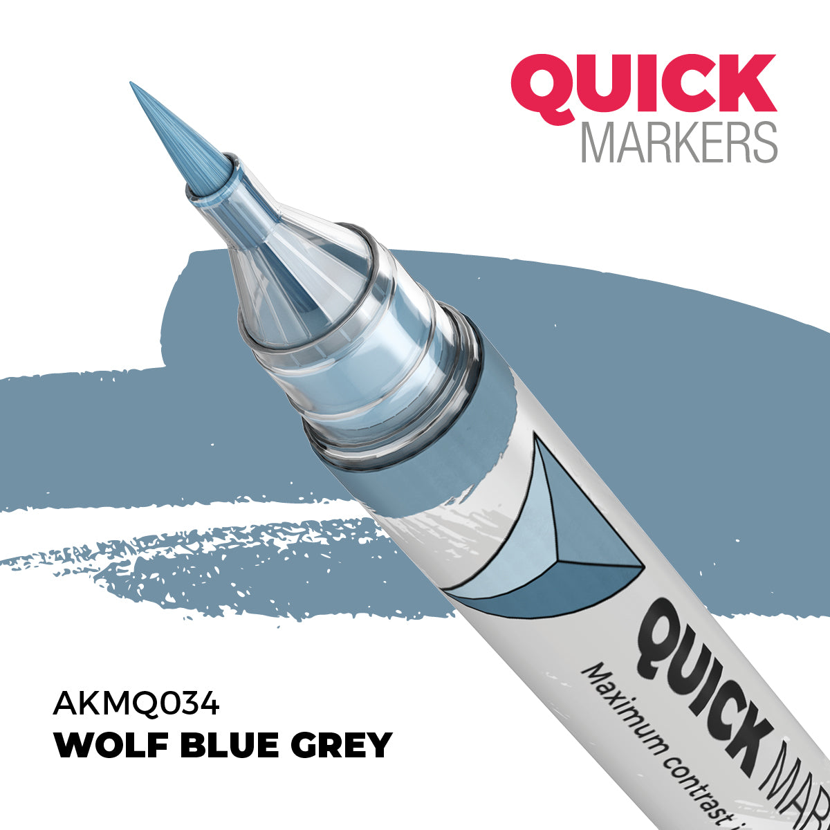 AK Interactive Quick Marker - Wolf Grey Blue