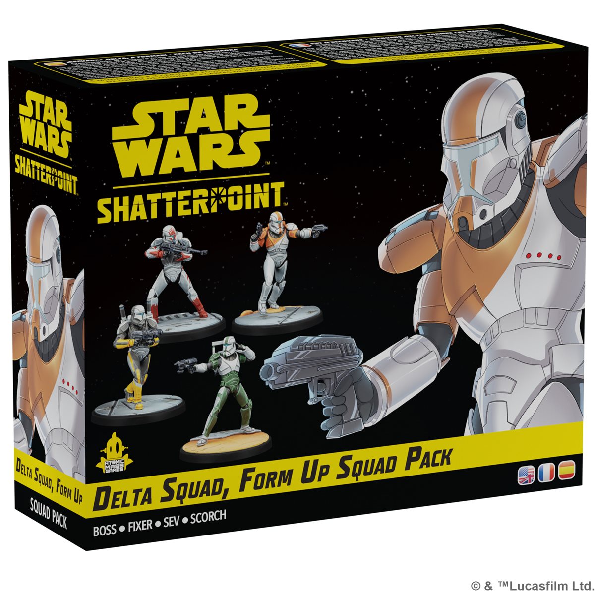 Star-Wars Shatterpoint : Delta Squad, Form Up Squad Pack (SWP62)