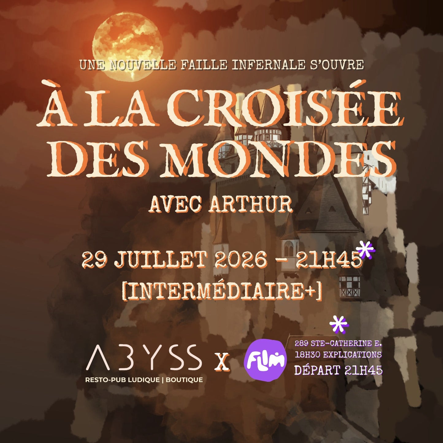 À la Croisée des Mondes | 2026-07-29 (19H & 21H45)