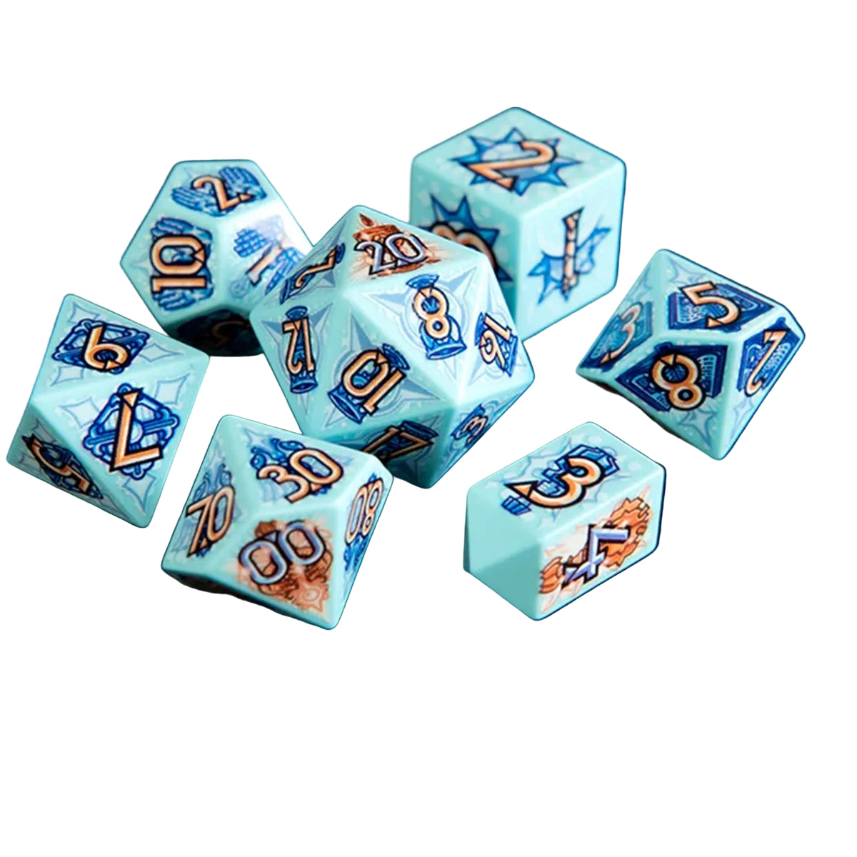 Botch Dices - 7-Die Polyhedral Set - Liminal Lights (BOT001011)