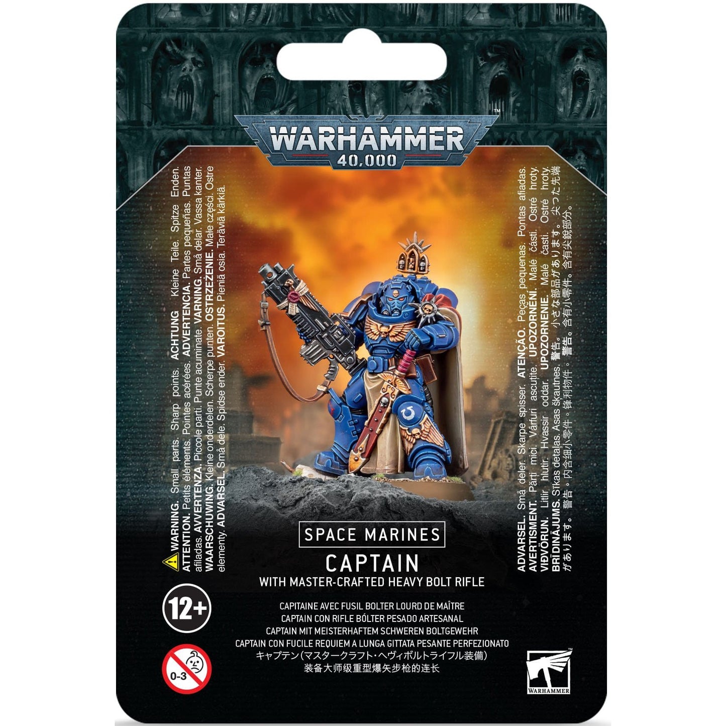 Space Marines - Captain with Master Crafted Bolt Rifle ( 48-48 )
