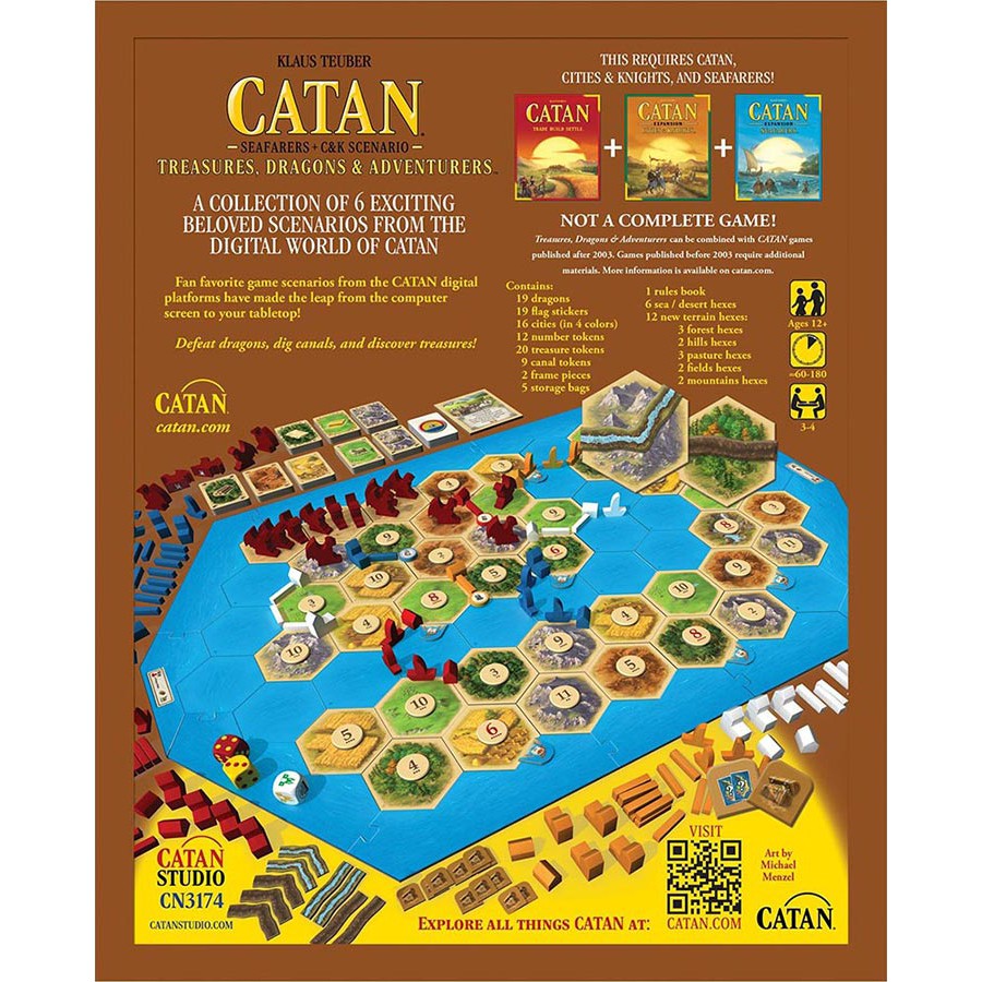 Catan: Treasures, Dragons & Adventurers