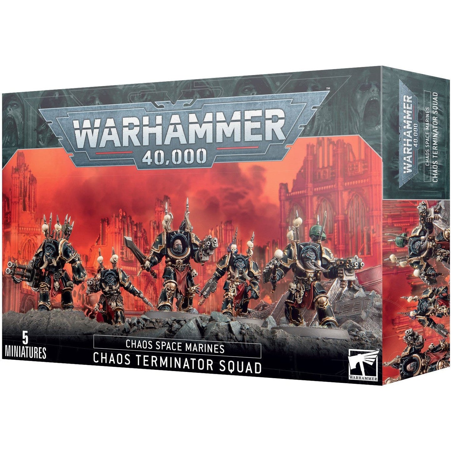 Chaos Space Marines - Chaos Terminator Squad ( 43-19 )