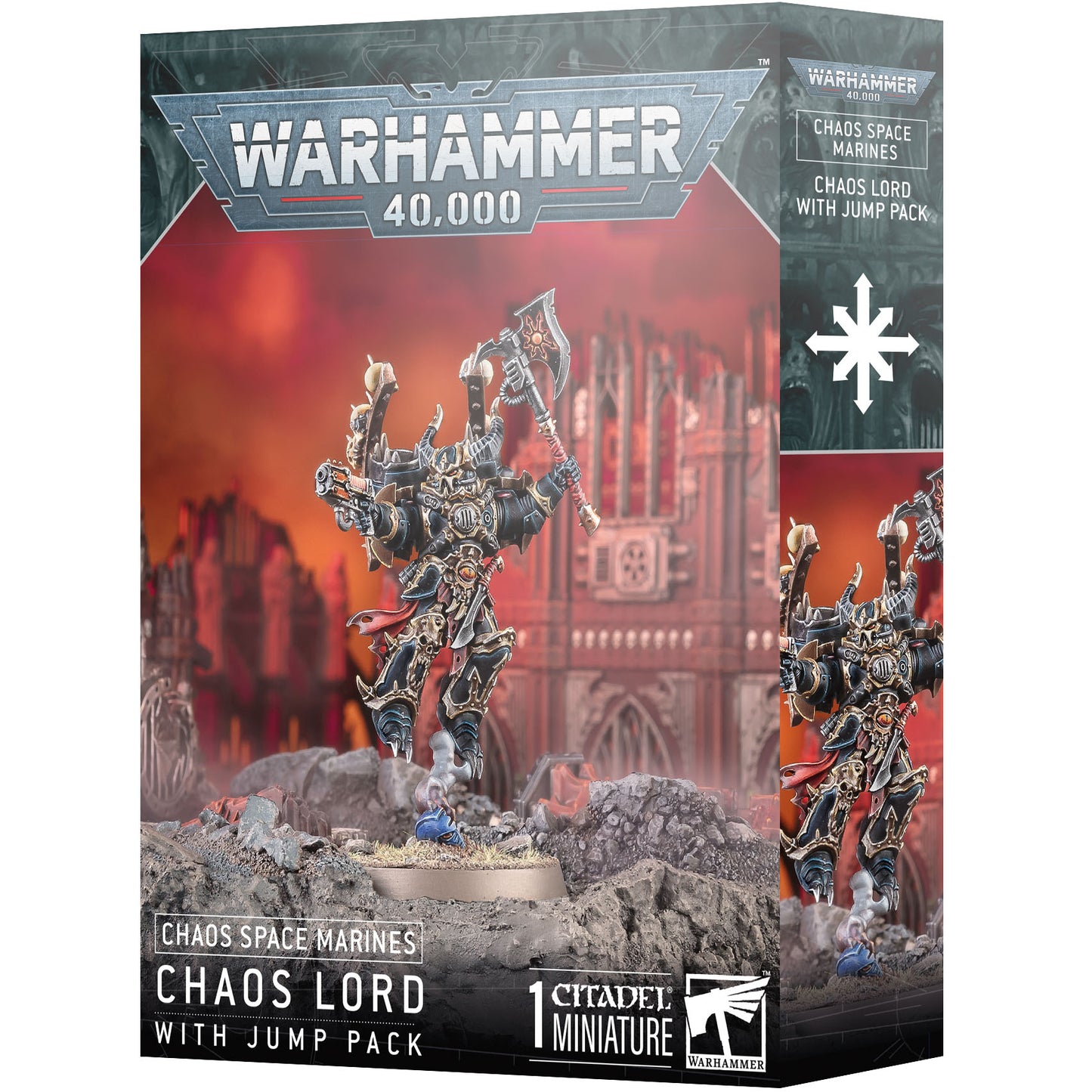 Chaos Space Marines - Chaos Lord with Jump Pack ( 43-101 )