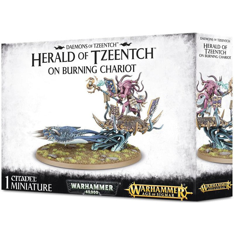 Daemons of Tzeentch Herald of Tzeentch on Burning Chariot / Exalted Flamer ( 97-20 ) - Used