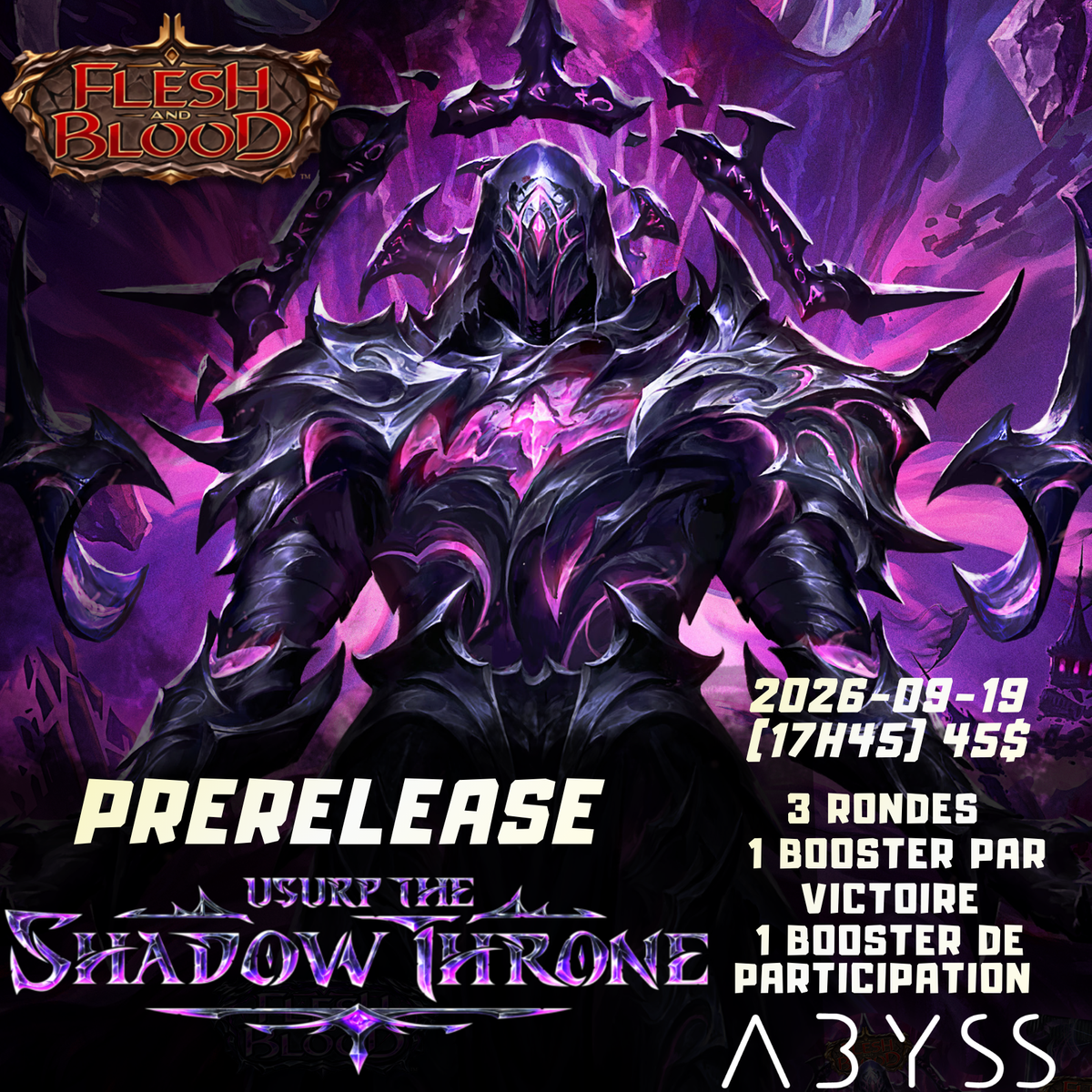 Pre-release Flesh and Blood - Omen of the Third Age 2026-09-19