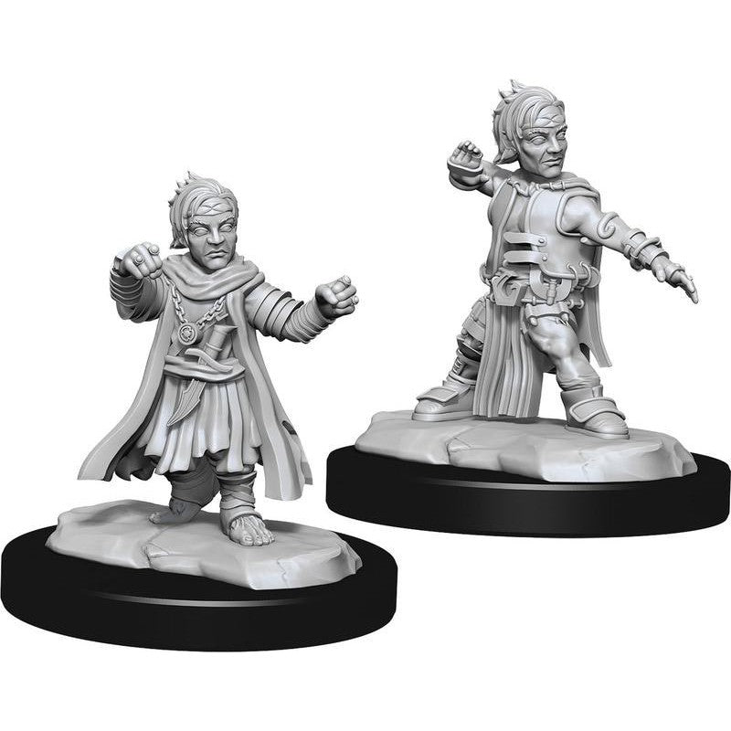 Pathfinder Unpainted Minis - Halfing Monk Male ( 90328 )
